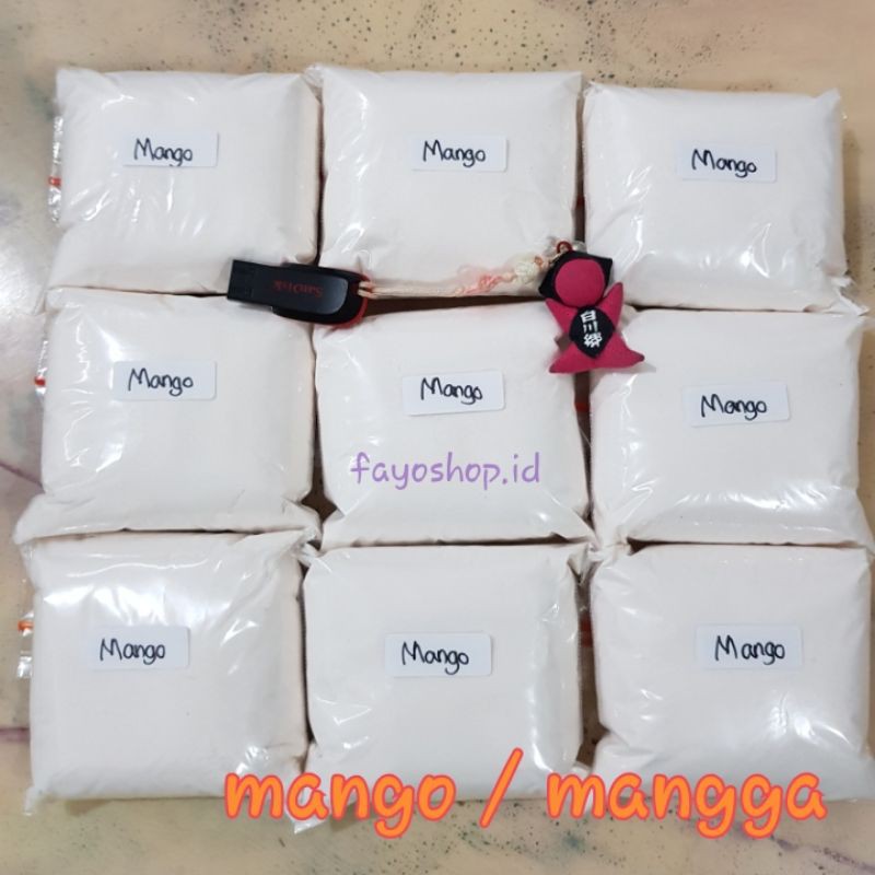 

Bubuk minuman, serbuk perasa / powder drink MANGO/MANGGA - 100gr