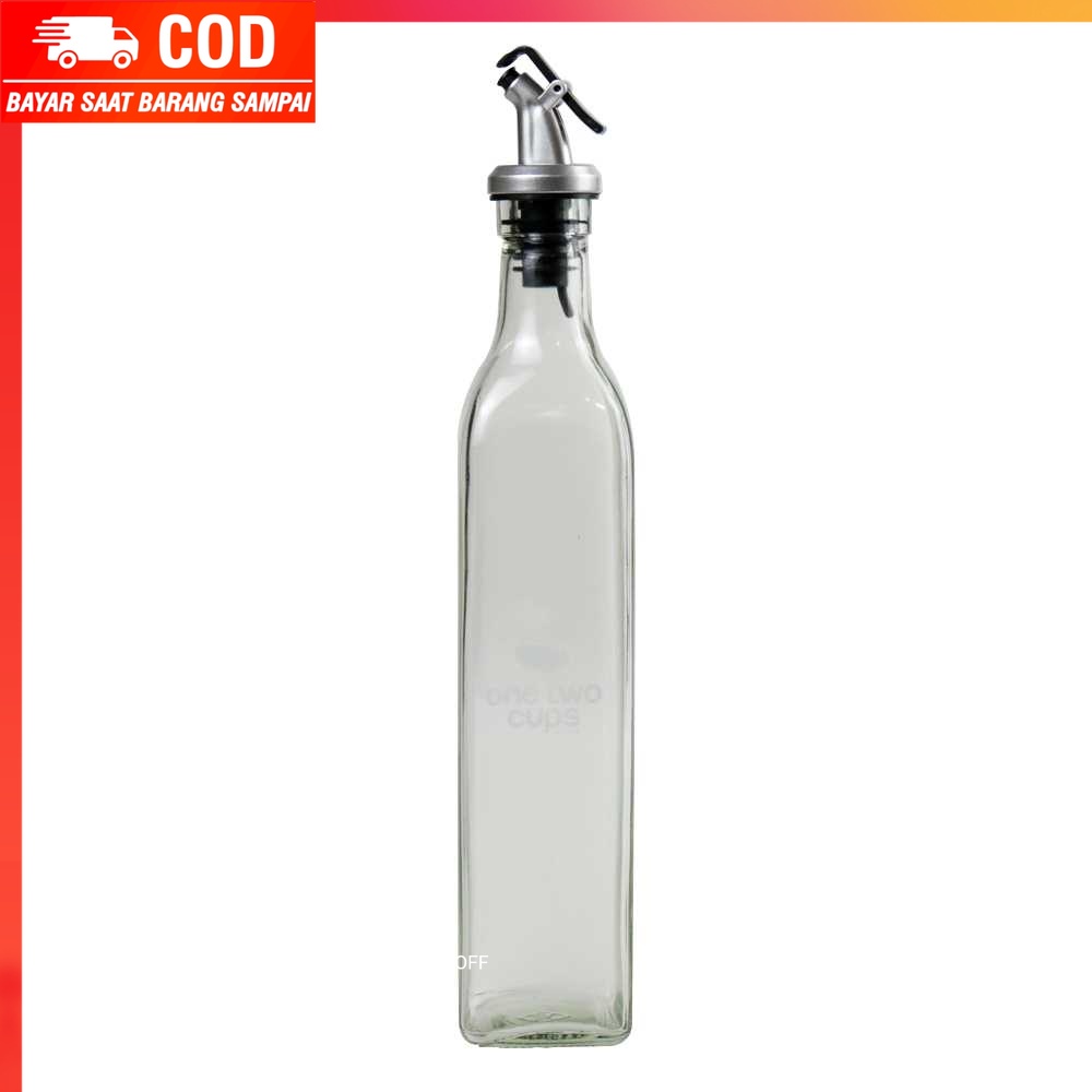 (100% BARANG ORI) One Two Cups Botol Minyak Olive Oil Cooking Bottle 500ml - CW200