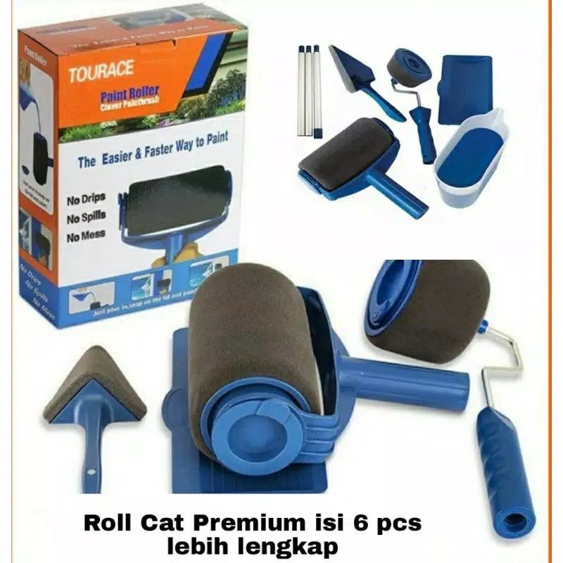 Alat Roll Cat Tembok Smart Praktis Easy Magic Paint Runner Pro Roller