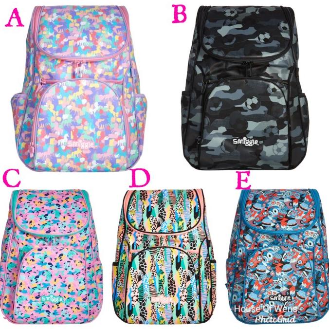 SMIGGLE ILLUSION ACCESS BACKPACK - TAS SMIGGLE ORIGINAL