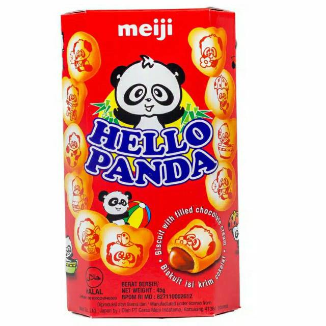 

HELLO PANDA BISKUIT ISI KRIM STRAWBERRY & COKLAT 45G