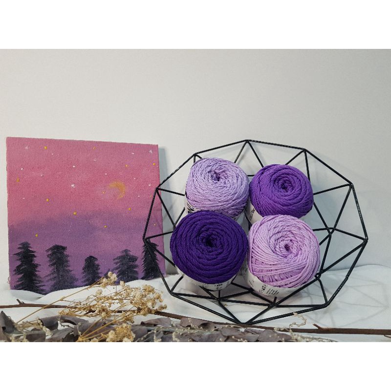 Benang Rajut Polythick / Onitsuga (Ungu)