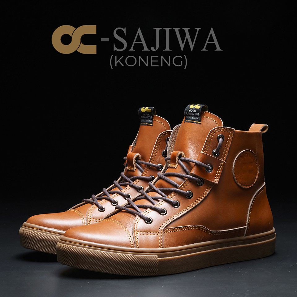 BEST SELLER SEPATU TERBAIK / SEPATU KULIT PRIA OC-SAJIWA / ZAENAL ARIF