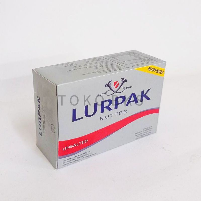 

LURPAK UNSALTED BUTTER 200GR