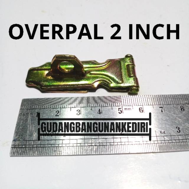 Overpal warna 2 inch / tempat gembok / cantolan gembok / overval 2inch Hasps nomor 5 / staples KZK