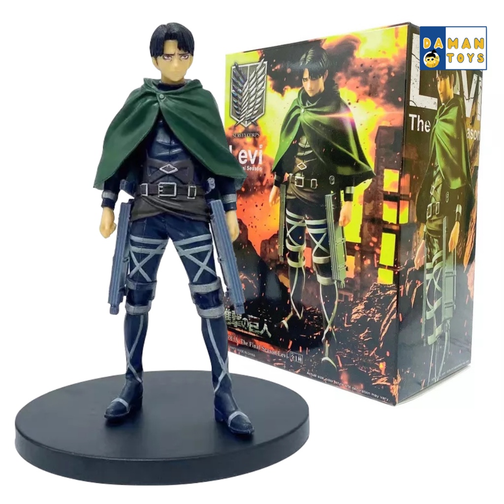 Anime Attack On Titan Levi Ackerman Shingeki No Kyojin Action Figure