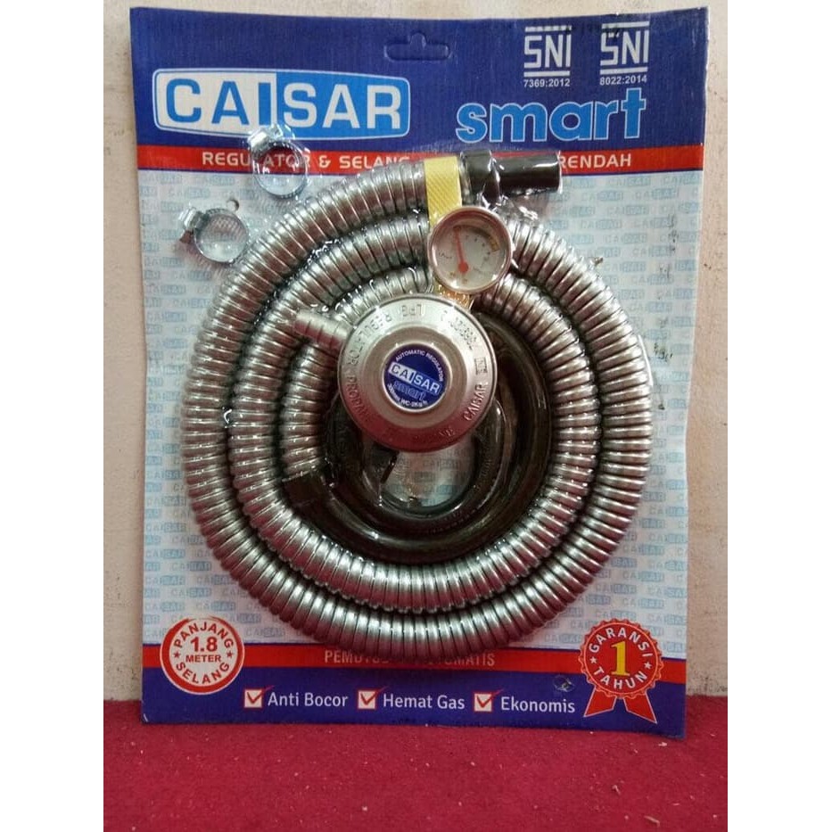 CAISAR SMART Regulator + Selang Gas tekanan rendah