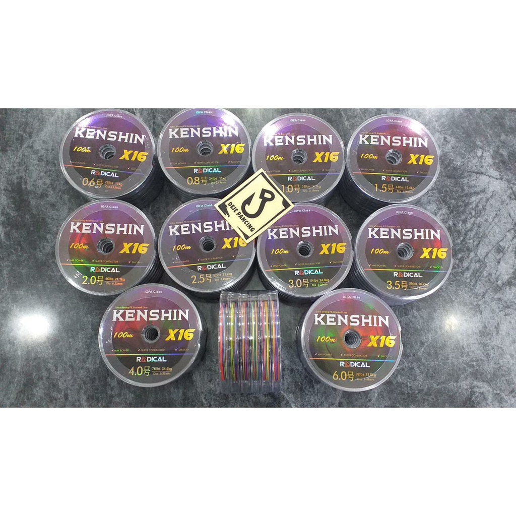 Senar PE Radical Kenshin 100m x16 Conneting