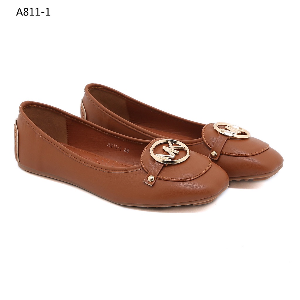 Logo Ballerinas Flat Shoes #A811-1