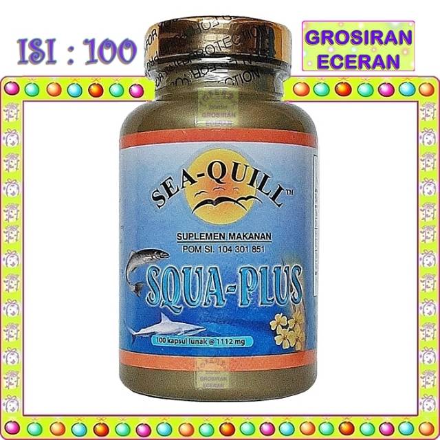 Sea Quill Squa plus 100 - Sea Quill Squa plus 50 - Sea Quill Squa plus 30 - Omega 3 - Minyak ikan Sa