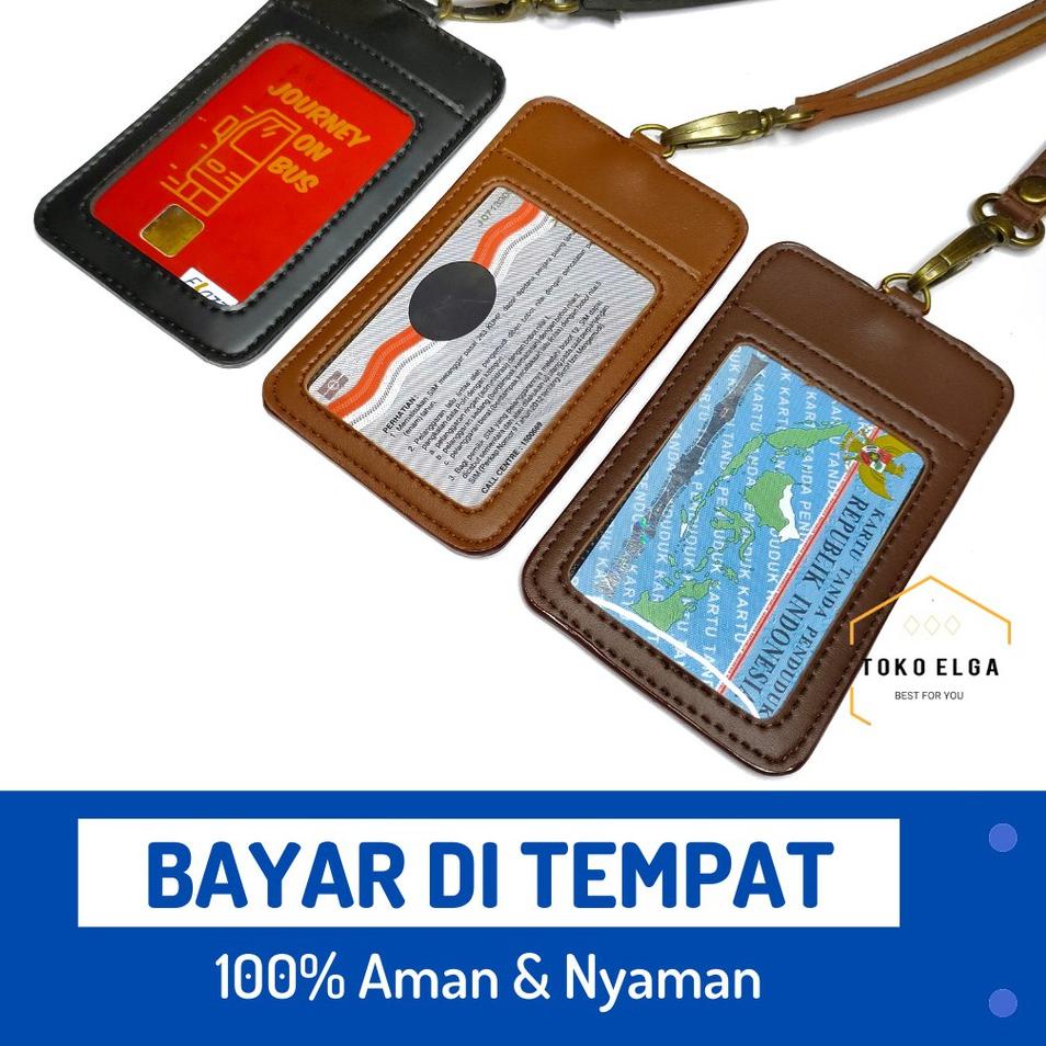 

Paling Diminati.. Id Card Kulit Name Tag Kulit Card Holder Termurah
