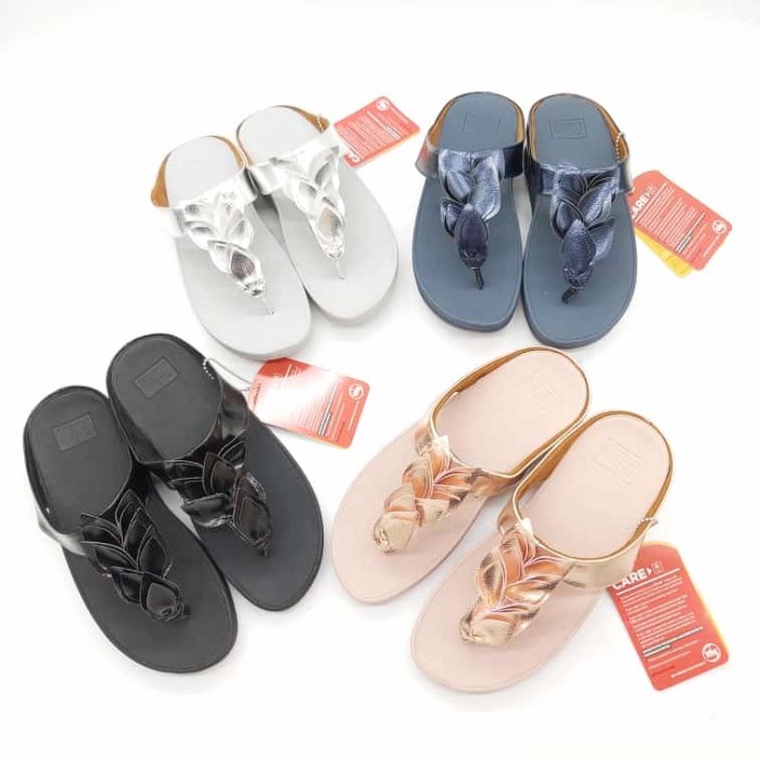 Sandal Jepit Fitflop Fino Leaf Sandal Jepit Sandal Wanita