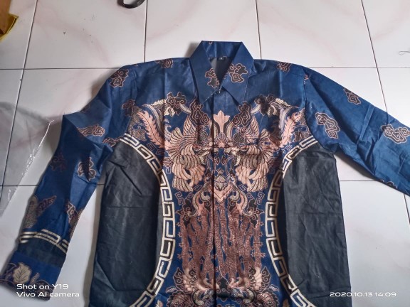 Atasan Kemeja Panjang|batik Print|batik Puring|pakaian Pria Panjang|baju Distro Pria Murah