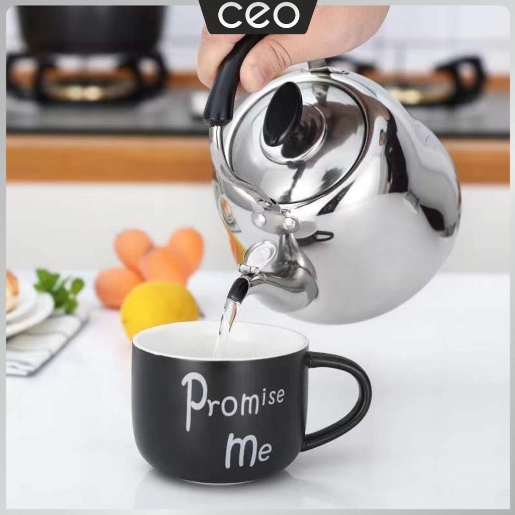 CEO Kettle Bunyi Teko Siul Stainless Stell 5 Liter Whistling Kettle Ceret Air Panas