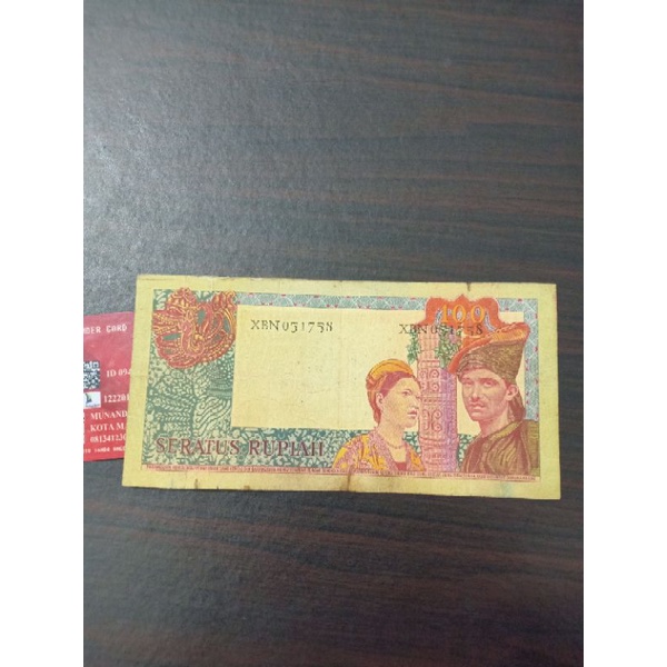 100 rupiah sukarno uang lama
