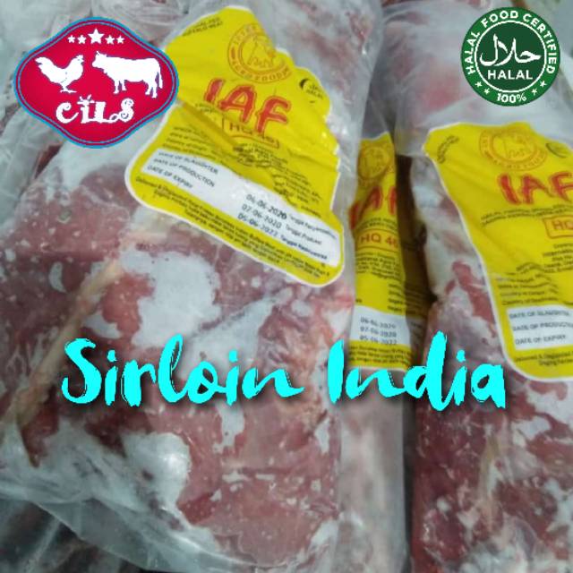 

Sirloin/ Has Luar Kerbau Bulog 100% Halal