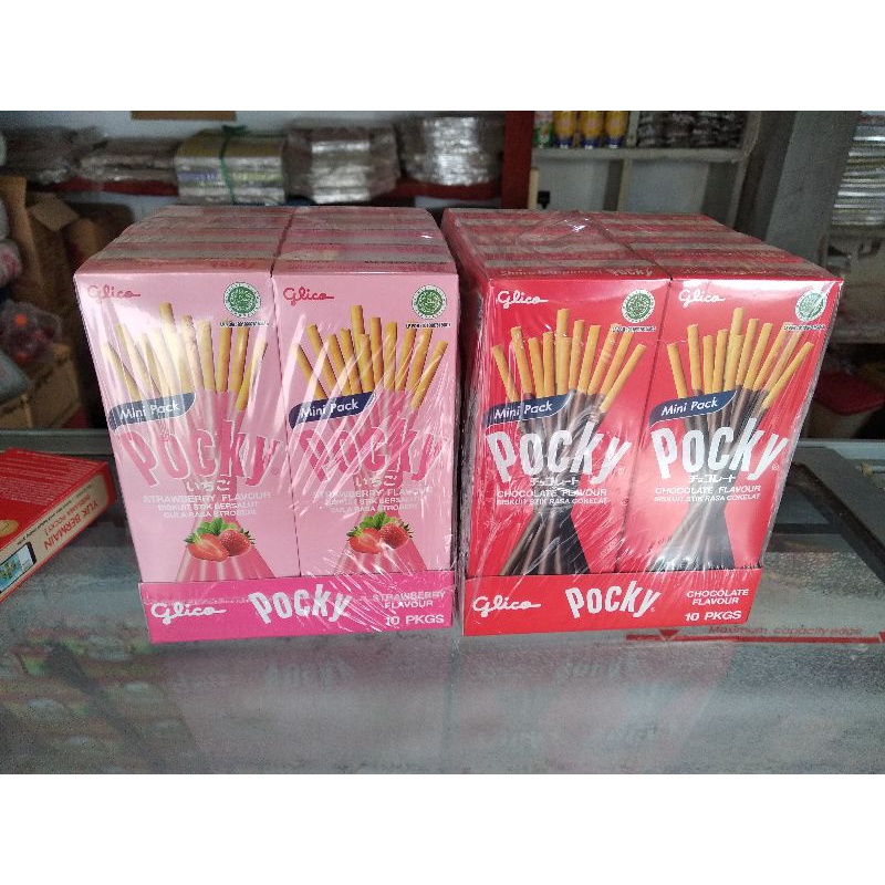 

Pocky COKLAT STRAWBERRY COOKIES & CREAM Biskuat Stik