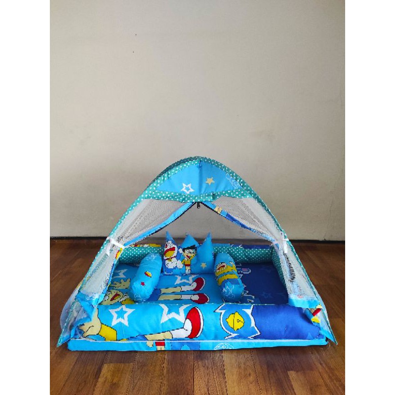 Kasur Bayi Kolam Kulambu Tenda Karakter Doraemon