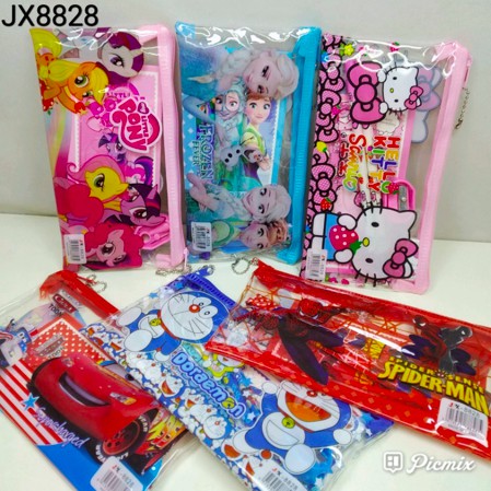 

Study Set / Stationery / Alat Tulis Set Karakter Anak Tipe JX 8828