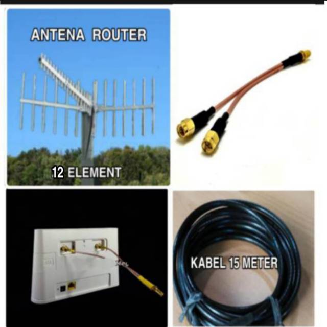 Antena 12 EL  Router Huawei Bolt XL Home B310S B310 B315
