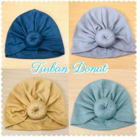 TURBAN BAYI VINATA DONAT - TURBAN DONAT BABY - TURBAN BABY BAHAN COTTON