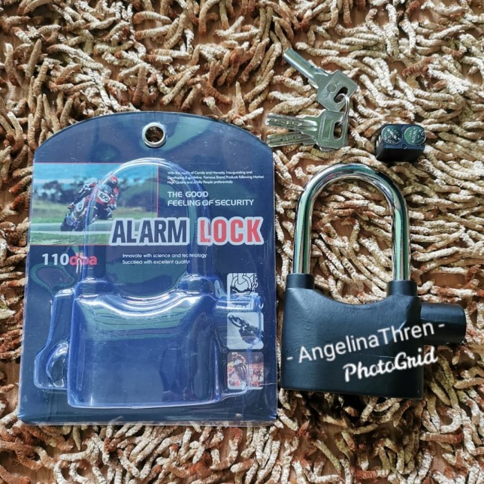 Kunci Gembok Rumah dan Gudang Alarm Anti Duplikat