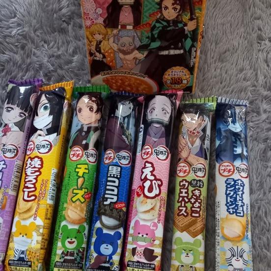 

Cookies Japan Demon Slayer Snack Crunchy Oreo Cemilan Anime Anak Impor