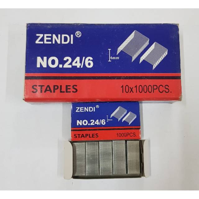 

Isi Stapler Zendi No.24/6 / Isi Stepler / Isi Staples / Isi Hekter