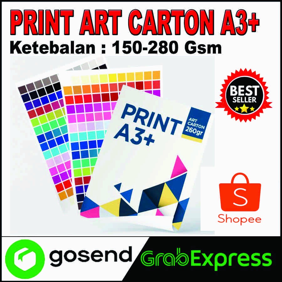 

PRINT ART PAPER / ART CARTON A3+ MURAH