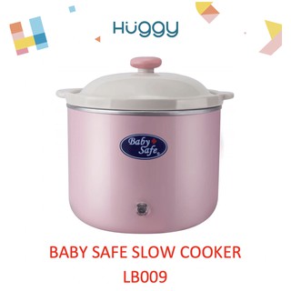 Baby Safe LB009 PINK Slow Cooker Alat Memasak Menghangatkan Makanan Anak PINK