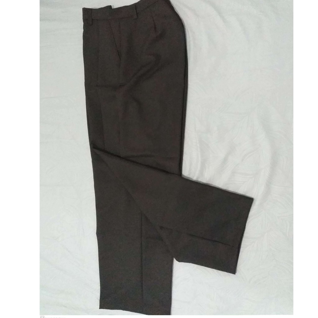 Celana Pria PDH Pramuka warna Coklat Tua untuk PNS / Guru / Pembina