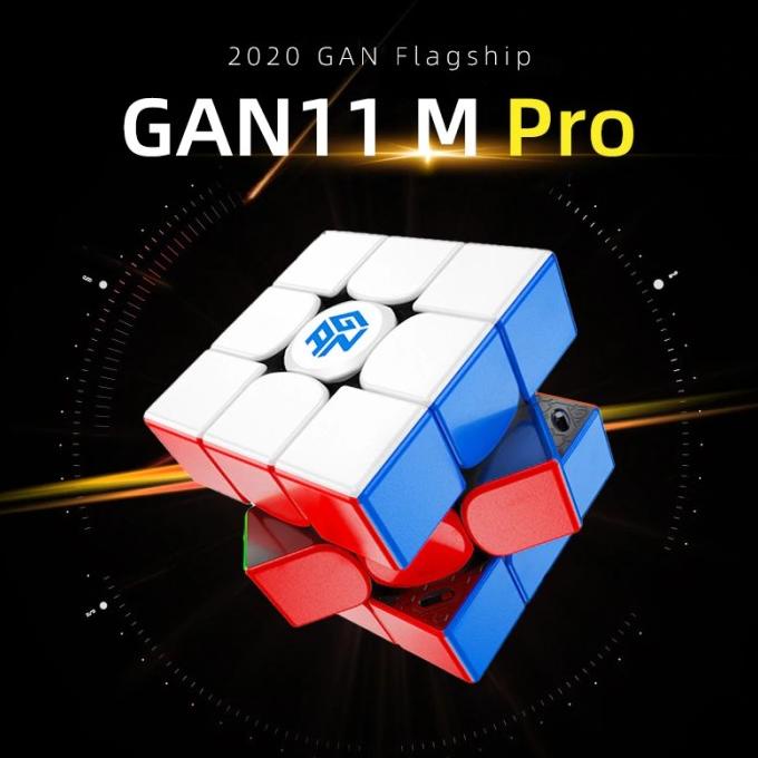 Rubik Gan 11 M Pro 3x3 Magnetic Black Frosted Stickerless Gan11M Pro