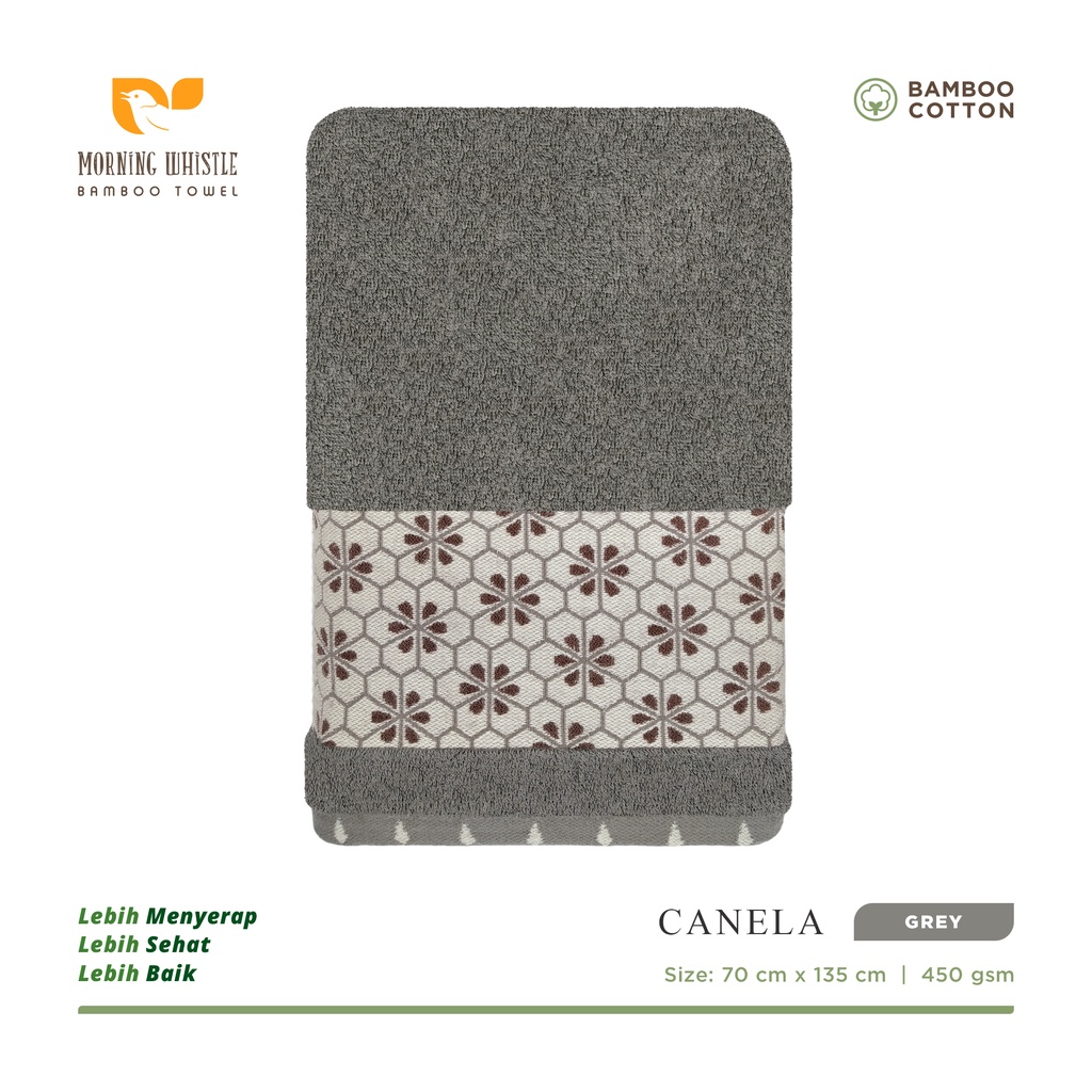 Handuk Terry Palmer Bambu Morning Whistle Bamboo CANELA / Handuk Mandi / Handuk Dewasa 70 X 135 cm