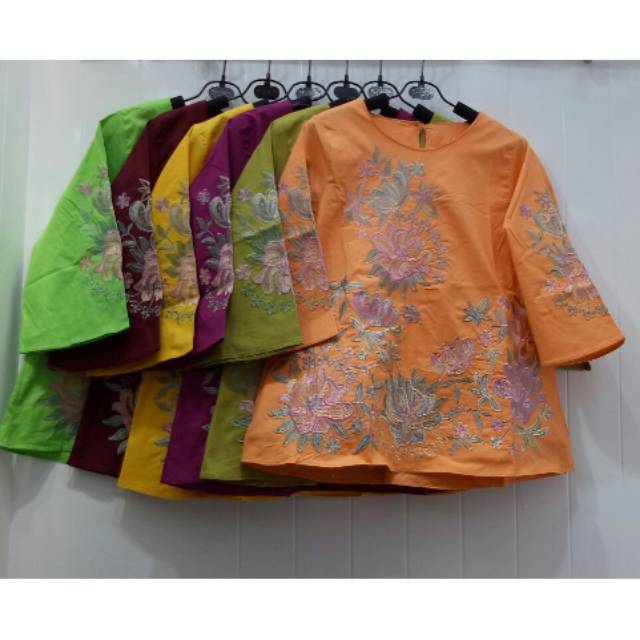 Blouse katun bordir jumbo 73802