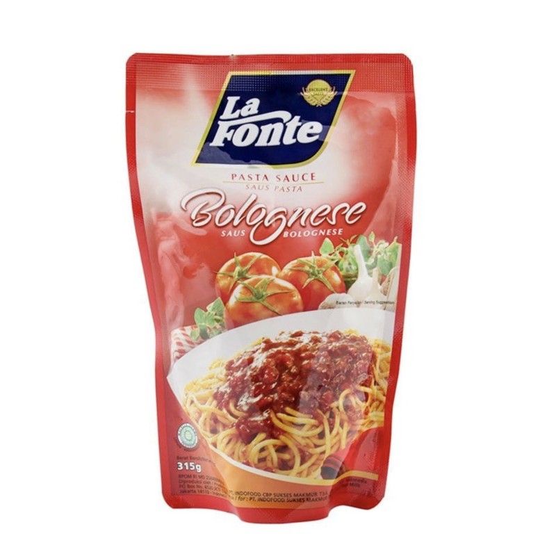 

LA FONTE SAUS SPAGETY BOLOGNESE 315 GRAM