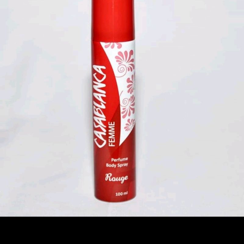 casablaca body spray 100ml,per kalengbanyak warna.