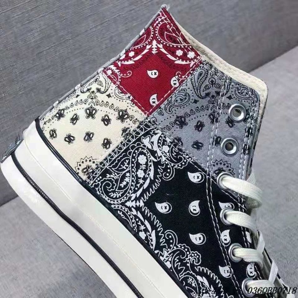 HS-0256 Terbaru Sepatu Kanvas Wanita Dan Pria Canvas Import Original Sneakers Motif Batik Tebal Tren Terkini Elegan Mewah Keren-Sepatu Sneakers Canvas Wanita Import Premium sytel Korea