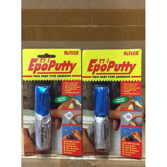 

alteco epo putty 50 gram/alteco epo putty 50 gr/lem porting GRATIS ONGKIR