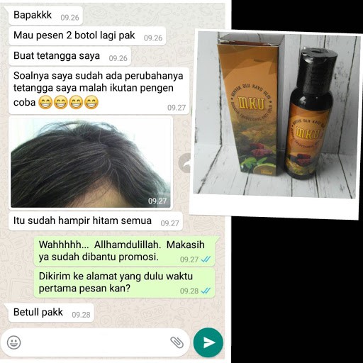 Obat penghilang Anti Uban Penghitam Rambut  ASLI Mujarab Ampuh Minyak Balitung Kayu Ulin Kalimantan