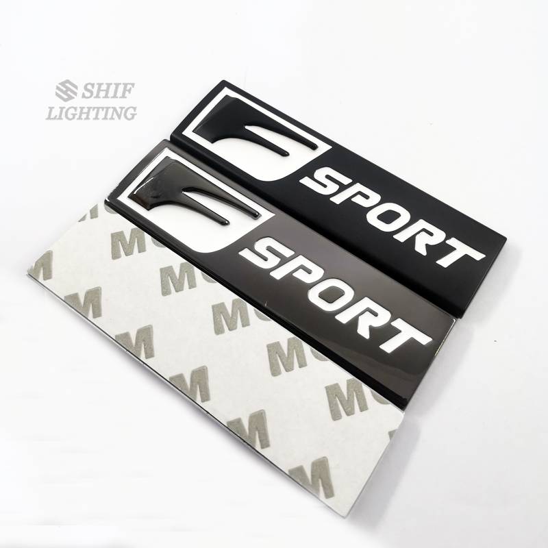 1pc Stiker Emblem Logo F Sport Bahan Metal Untuk Mobil Lexus