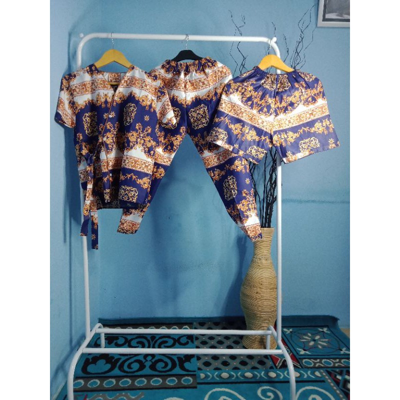 set piyama sultan kimono 3in1