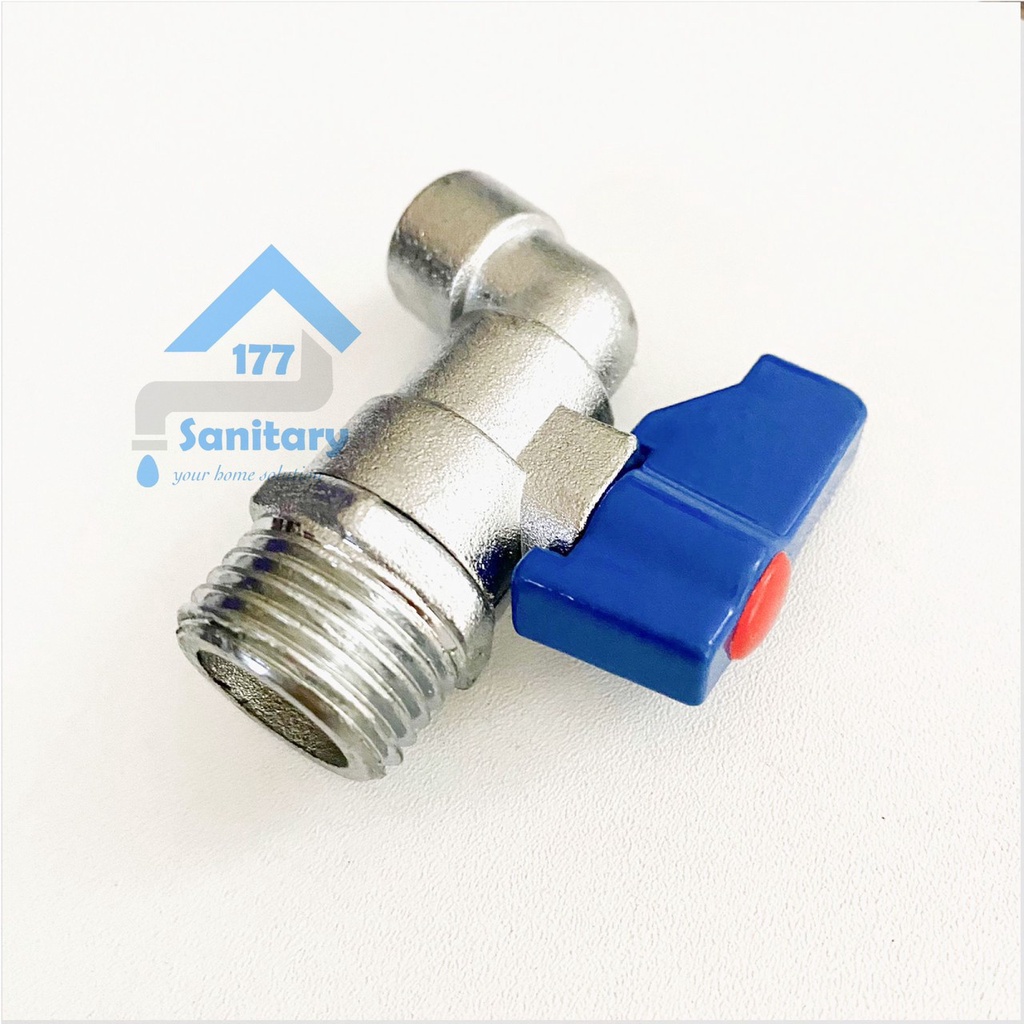 Kran air Pendek 1/2 inch TM12-keran air bola kecil mini tembok taman valve faucet kran garasi cebol irit tempat small kran mesin cuci /i21