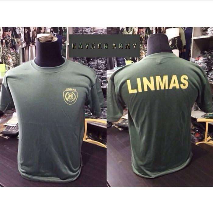 KAOS LINMAS / KAOS HANSIP, Kaos Linmas Hijau Termurah, Kaos linmas terbaru