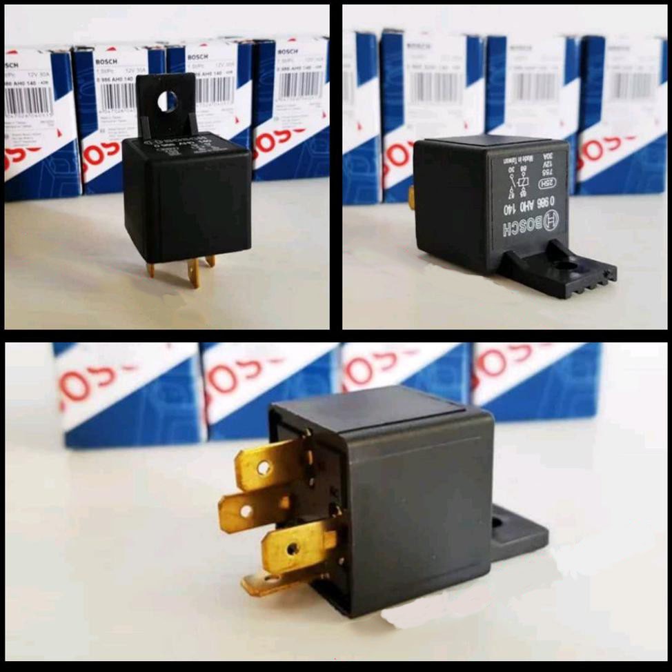 RELAY RELAI BOSCH KAKI 4 12V 30A BOSCH ORIGINAL MURAH