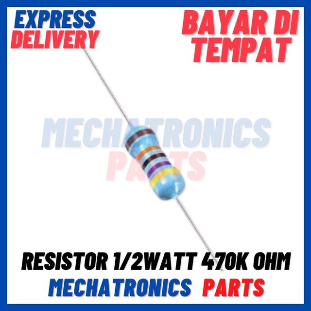 [PAS-9476] RESISTOR 1/2WATT 470K OHM