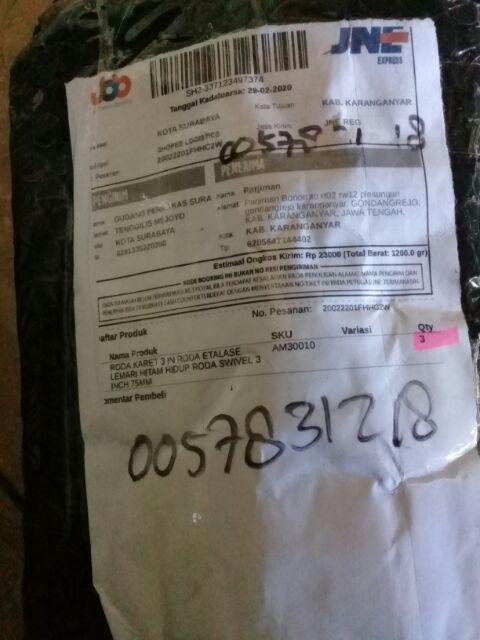 Roda Karet 3 In Roda Etalase Lemari Hitam Hidup Roda Swivel 3 Inch 75mm