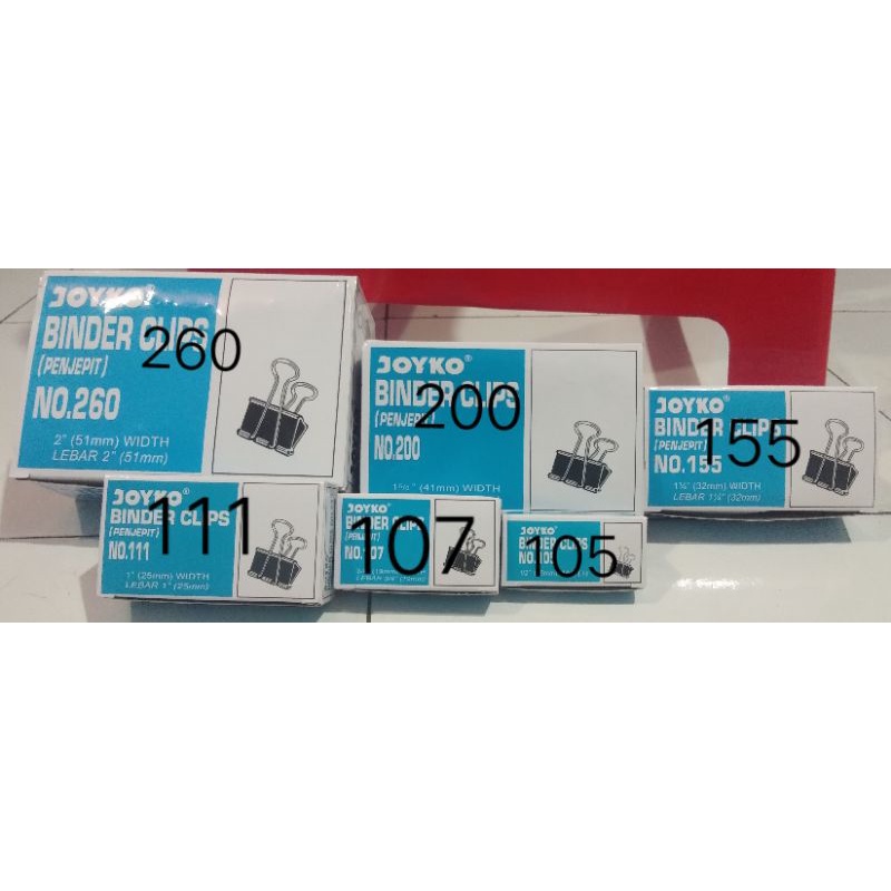 

Joyko binder clips