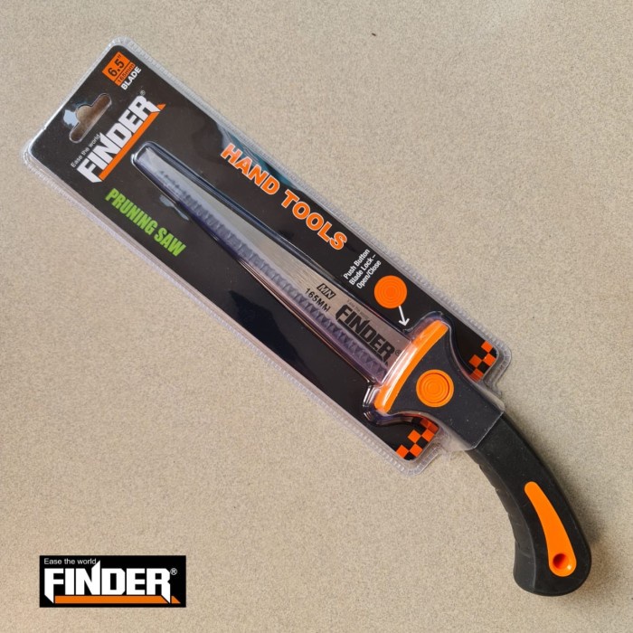 GERGAJI DAHAN/PRUNING SAW 165MM PUSH BUTTON BLADE LOCK