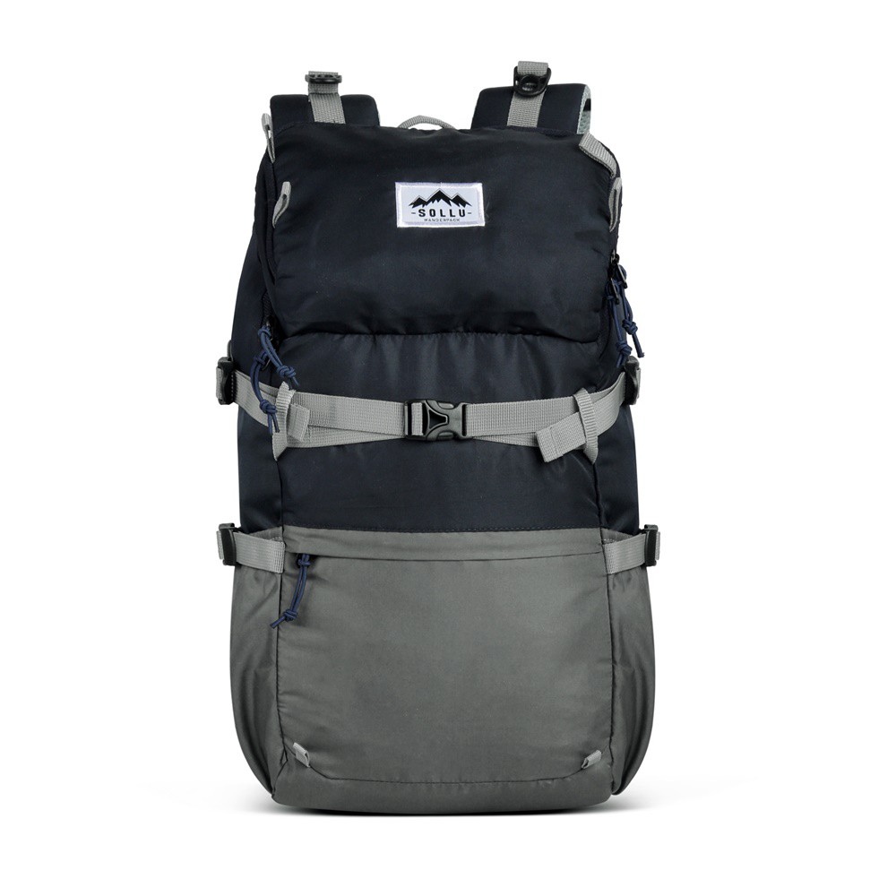 Tas Ransel Backpack Outdoor Waterproof, laptop 14 Inch, Caldera Navy Grey