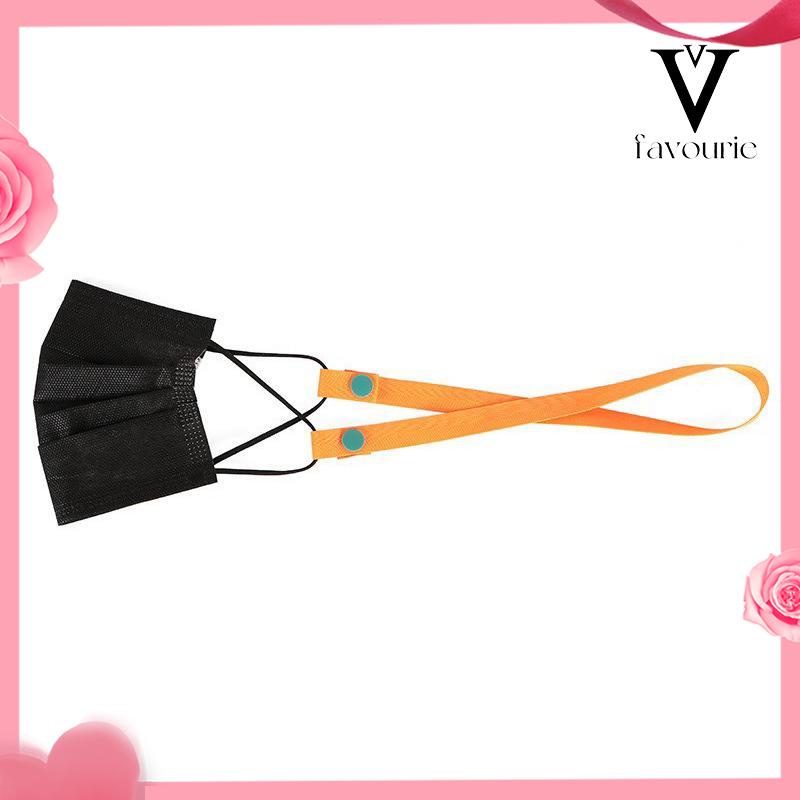 [COD]Topeng Anak-anak Dewasa Tali Anti-lost Ear Hook Anti-regangan Telinga Masker Kacamata Lanyard Buckle-FA